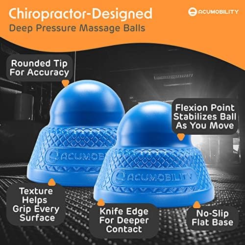 Acumobility Massage Ball Roller 2 Pack - Trigger Point - Massage Balls - Image 2