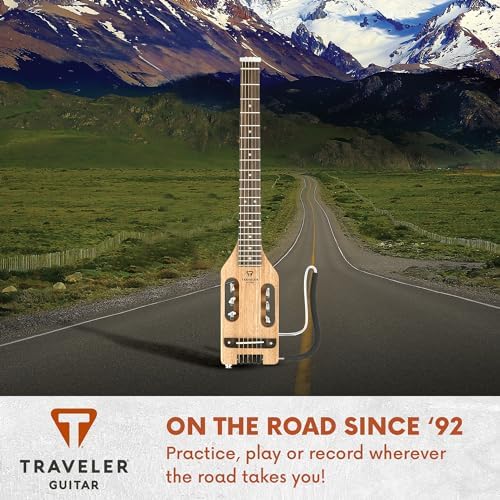 Traveler Guitar Ultra-Light Acoustic Acoustic-Electric Guitar, Mahogany - Image 6