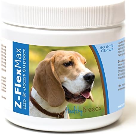 Healthy Breeds Beagle Z-Flex Max Hip and Joint Soft Chews 50 Count by HealthyBreeds
