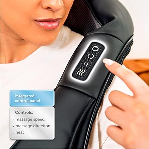 COMFIER Shiatsu Neck and Shoulder Massager with Heat,White Elephant Gifts for Adults,4D Deep Kneading Massage Pillow with Heat, Back Massager, Pillow Massage,Jet Black - Image 6