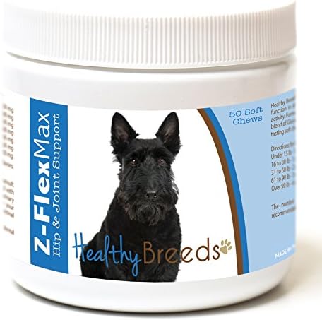Healthy Breeds Scottish Terrier Z-Flex Max Hip and Joint Soft Chews 50 Count by HealthyBreeds