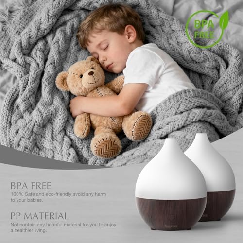 SALKING Essential Oil Diffuser 2 Pack, 100ml Ultrasonic Diffuser for Home - Image 5