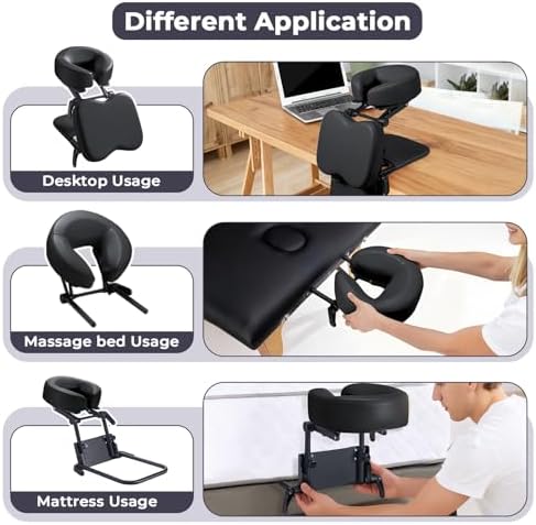 3 in 1 Multifunctional Portable Face Down Cradle Massage Kit for Desktop - Image 2