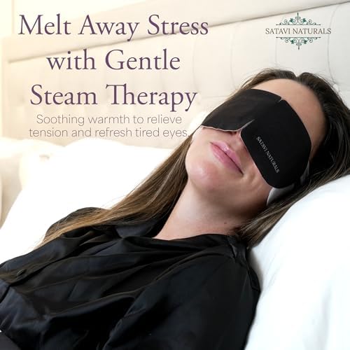 Spa Gift Set for Women – Lavender Aromatherapy Shower Steamers, Sugar Scrub, 24K Gold Eye Masks & Steam Eye Mask | Self Care & Relaxation Gift Box for Stress Relief at Home - Image 4