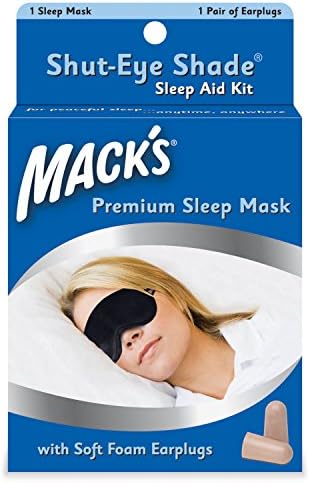 Mack's Shut-Eye Shade Premium Sleep Mask by Macks