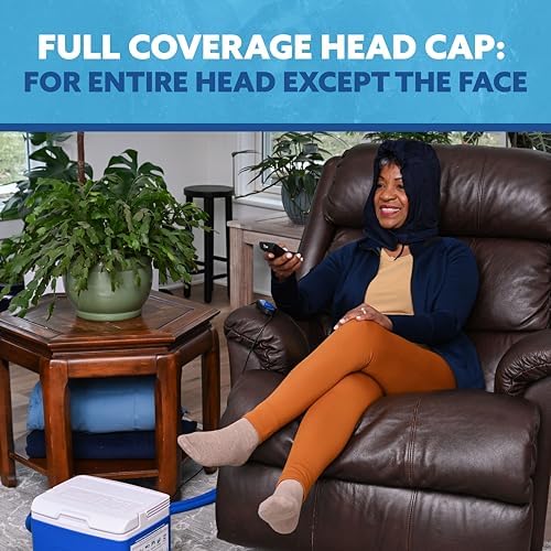 Polar Active Ice® 3.0 9QT Cold Therapy Ice Machine Programmable Timer Head Cap Cryotherapy Pain Relief System for Migraines & Headaches - Image 3