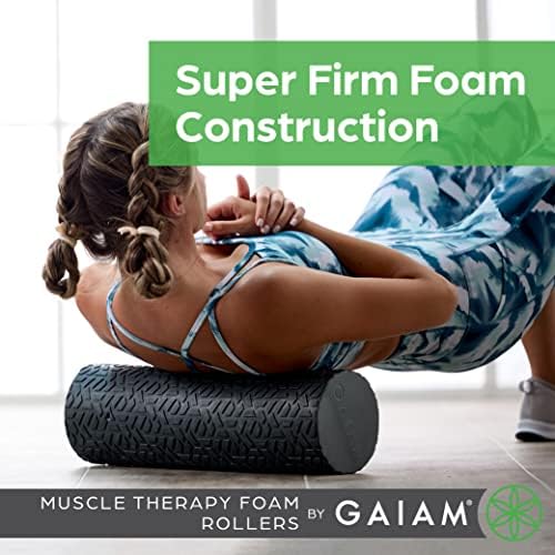 Gaiam Restore Foam Roller, Muscle Recovery, 18" (Grey) - Image 5