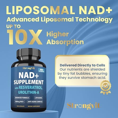 NAD Resveratrol Supplement for Women & Men. Support Cellular Health, Energy - Image 3