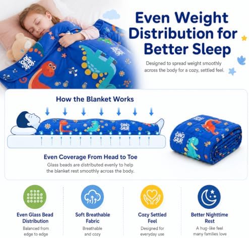 Coolsaur Weighted Blanket 5lbs Cool Small Heavy Throw Blanket Gifts 36"x48" - Image 2