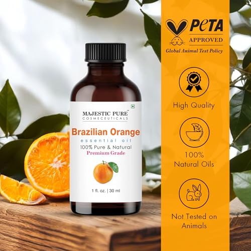 Majestic Pure Brazillian Orange Essential Oil for Diffuser - 1 Fl Oz - Image 2