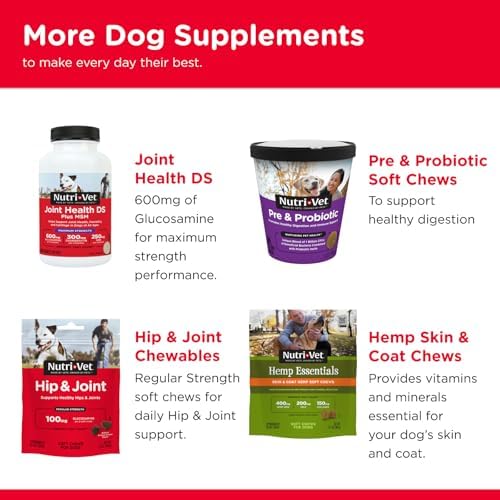 Nutri-Vet Hip & Joint Dog Biscuits, Dog Treats, 300mg Glucosamine, 6 lb Bag - Image 6
