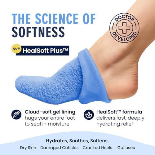 Dr. Frederick's Original Moisturizing Gel Socks, Blue Haven, 1 Pair - Image 2