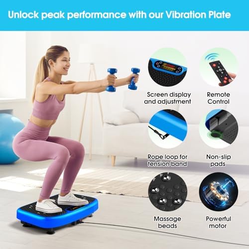 SoftGym Vibration Plate Exercise Machine for Lymphatic Drainage & Fitness - Image 3