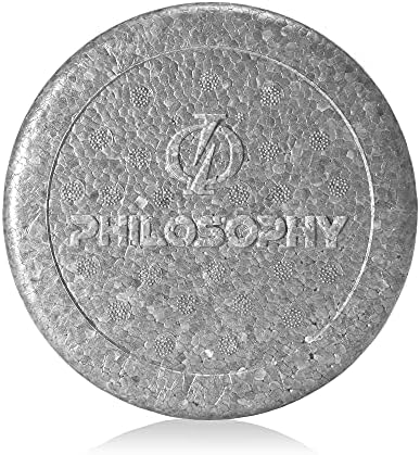 Philosophy Gym 24" High-Density Foam Roller for Exercise, Massage, Muscle Recovery - Round, Gray - Image 3