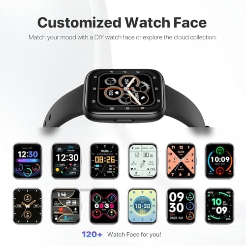 JeeJTek Smart Watches for Men Women - 1.83" HD 2025 Fitness Tracker with 100 Sports Modes, Heart Rate/Sleep Monitor, Bluetooth Call & Music Control IP68 Waterproof for iPhone/Android - Image 7