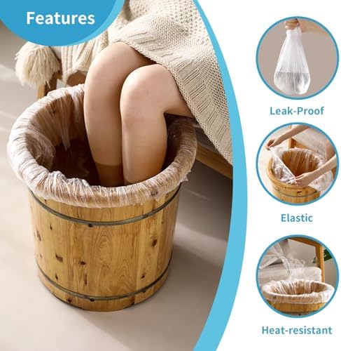 100pcs Pedicure Liners Disposable - Plastic Footbath Spa, Soak Liner - Image 3