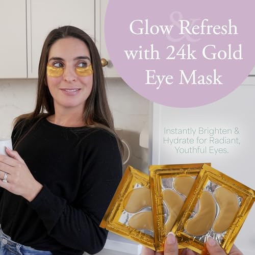 Spa Gift Set for Women – The Mini Spa Retreat | Bath Bombs, Sugar Scrub, Candle, 24K Gold Eye Masks & Steam Eye Mask | Self Care & Relaxation Gift Box for Stress Relief at Home - Image 5