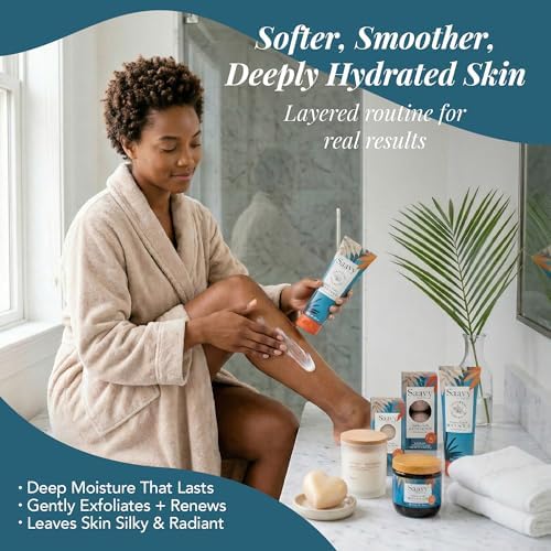Saavy Naturals 9-Piece Spa Gift Set – Body Wash, Scrub & More – Plant-based Ingredients, Luxurious Spa Gift Basket for Women & Men –Mothers Day Gifts (Tahitian Vanilla GIft Set) - Image 4