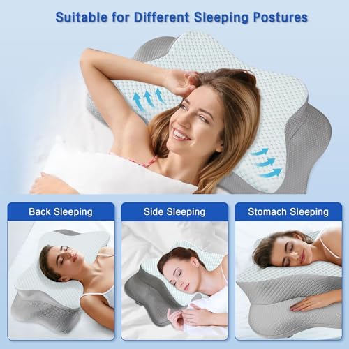 Pain Relief Cervical Pillow for Neck Support,Adjustable Ergonomic Pillow - Image 6