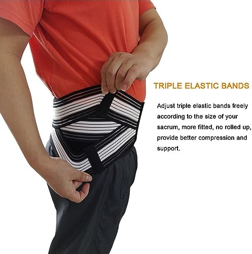 Paskyee Sciatica Belt, Sacroiliac Hip Band for Men Women - Sciatic, Lower Back, Si Joint, Pelvic pain Relief Plus - Image 3