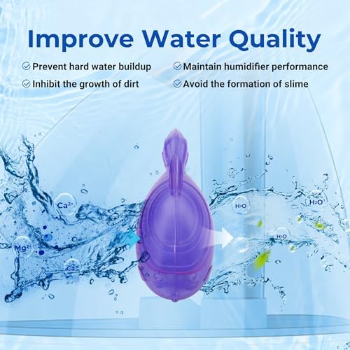 Humidifier Cleaning Fish for Humidifiers and Fish Tanks, Purple, 12 Pack - Image 5