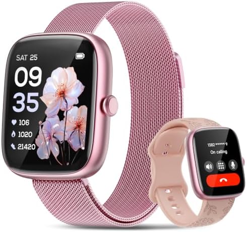 Smart Watches for Women Android/iPhone, Fitness Trackers with Answer/Call by HOMOGO
