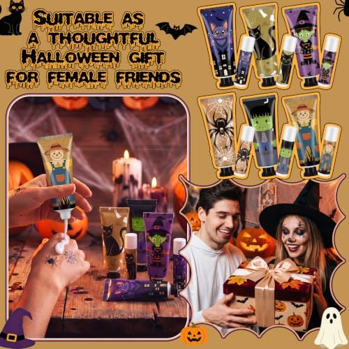 96 Pack Halloween Hand Cream and Lip Balm Gifts Set Bulk for Women - Image 6