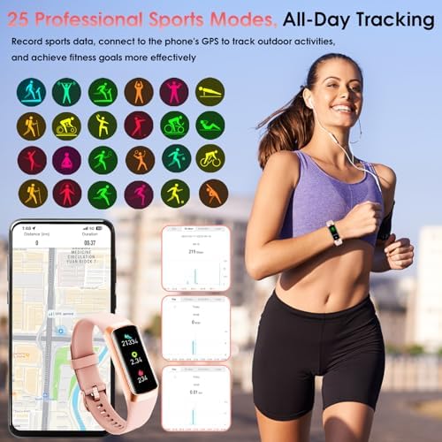 Fitness Tracker – Heart Rate Blood Oxygen Blood Pressure Temp Sleep Calorie - Image 4