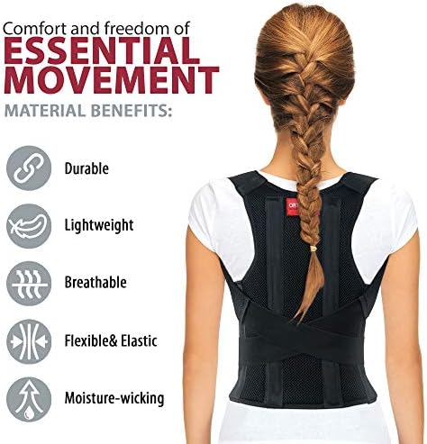 ORTONYX Posture Corrector for Women & Men, Back Shoulder Support Brace - Image 4