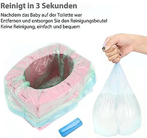 Portable Potty for Toddler,Travel Potty for Kids，Travel Potty for Car，Apply toCamping, Tourism, Outdoor, Indoor - Image 4