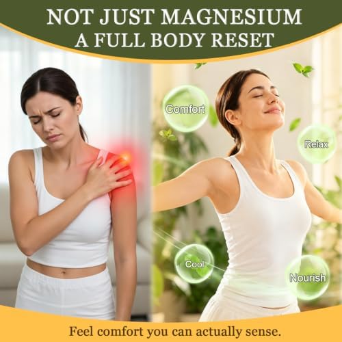 Total Comfort Magnesium Cream | Fast-Absorbing Magnesium Lotion with Dual Magnesium, MSM & Arnica for Muscle Relaxation, Joint Support & Nerve Ease, Daily Comfort - 4 fl oz - Image 3