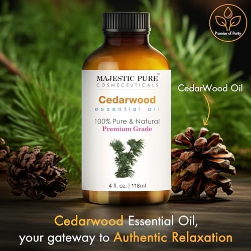 Majestic Pure Cedarwood Essential Oil for Diffuser - 4 Fl Oz - Image 2