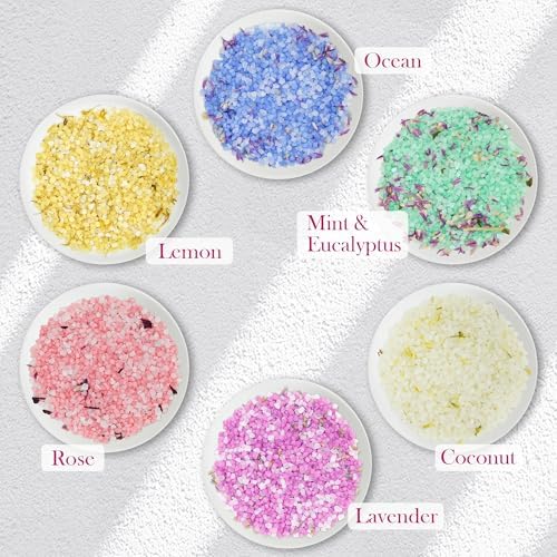 Bath Salts for Women Relaxing, Epsom Salt Gift Set, Individual Variety Pack - Image 3