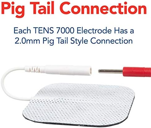 TENS 7000 Official TENS Unit Electrode Pads, 48 Pack, Premium Quality OTC Replacement Pads, 2" X 2", Compatible with Most Stim Machines Value Pack Replacement - Image 6