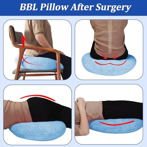 BBL Pillow After Surgery, Brazilian Butt Lift Foam Cushion for Sitting - Image 5