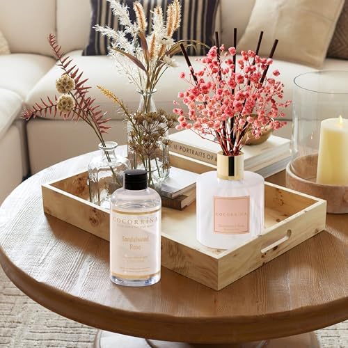 COCORRÍNA Refill - Sandalwood Rose 6.7 Fl.oz Reed Diffuser Refill with 8 Sticks - Image 6