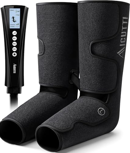 AICUTTI Professional Air Compression Leg and Foot Massager with Heat - Christmas & Birthday Gifts for Men & Women, Improved Circulation & Pain Relief, Ideal for Parents on Mother's Day & Father's Day by AICUTTI