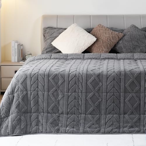Cottonblue Weighted Blanket for Adults Queen Size 20lbs 60x80in Soft Fleece by Cottonblue