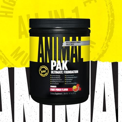 Animal Pak Multivitamin Powder All-in-1 Supplement | Fruit Punch 60 Serving - Image 3