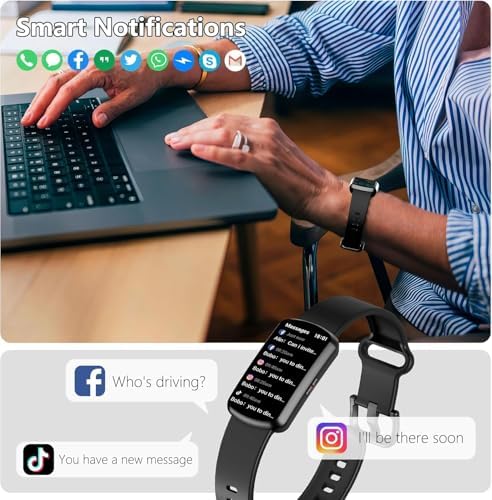Health Fitness Tracker, Smart Watch with 24/7 Heart Rate, Activity Tracker with Blood Pressure and Blood Oxygen Monitor, 120 Sport Mode Waterproof Sleep Tracker for Women Men - Image 6