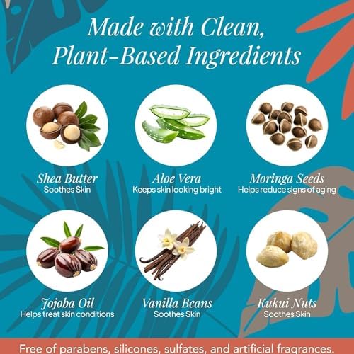 Saavy Naturals 9-Piece Spa Gift Set – Body Wash, Scrub & More – Plant-based Ingredients, Luxurious Spa Gift Basket for Women & Men –Mothers Day Gifts (Tahitian Vanilla GIft Set) - Image 5