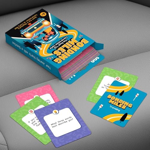 WELL BALANCED Bonding Miles – Road Trip Conversation Card Game for Kids, Teens & Adults, Car Game, Travel Essentials - Image 7