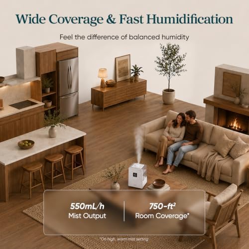 Levoit LV600S Smart Warm&Cool Mist Humidifiers for Home Bedroom Large Room - Image 4