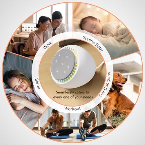 DreamSky Sound Machine for Sleep, White Noise for Sleeping Adults & Baby - Image 6