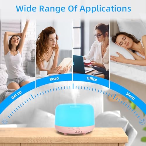 SPLITSKY 300ml Essential Oil Diffuser with Remote and Quiet Operation - Image 6