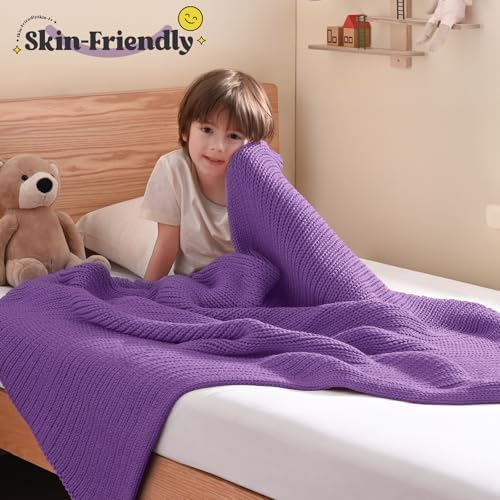 Guohaoi Knitted Weighted Blanket for Adults, 36"x48" 5lbs Full/Queen Size - Image 2