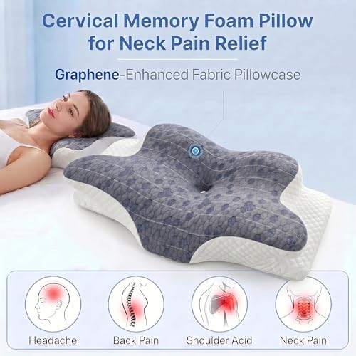 Upgrade Cervical Pillow for Neck Support, 2-Height Adjustable Pillow - Image 6