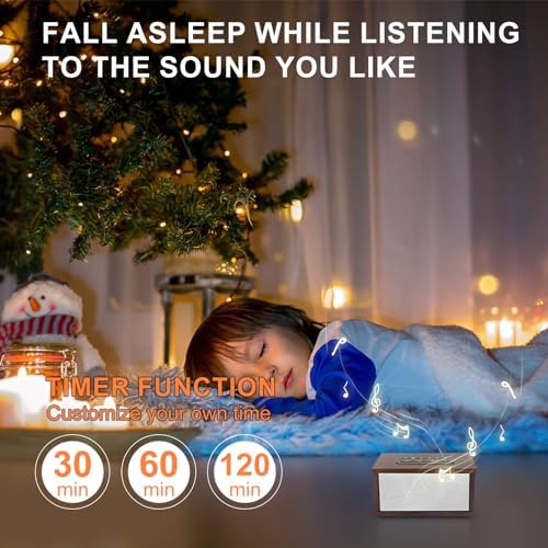 White Noise Sound Machine, Portable Sound Machine with 70 Soothing Sounds, 3 Timer Memory Function 30 Volume Levels Sleep Machines for Baby Kids Adult Home Office Travel, White - Image 5
