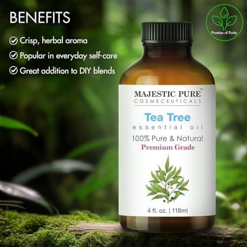 Majestic Pure Tea Tree Essential Oil for Diffuser - 4 Fl Oz - Image 3