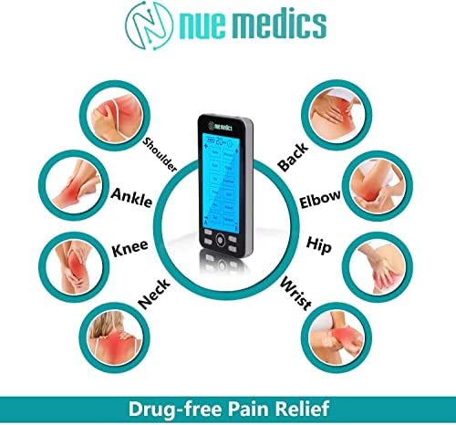 Rechargeable Pulse Massager Tens 24 Muscle Stimulator Complete Set Reflexology Shows - Image 5